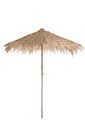 Parasol en paille naturelle grand format