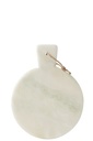 Cheese Board Round Marble White