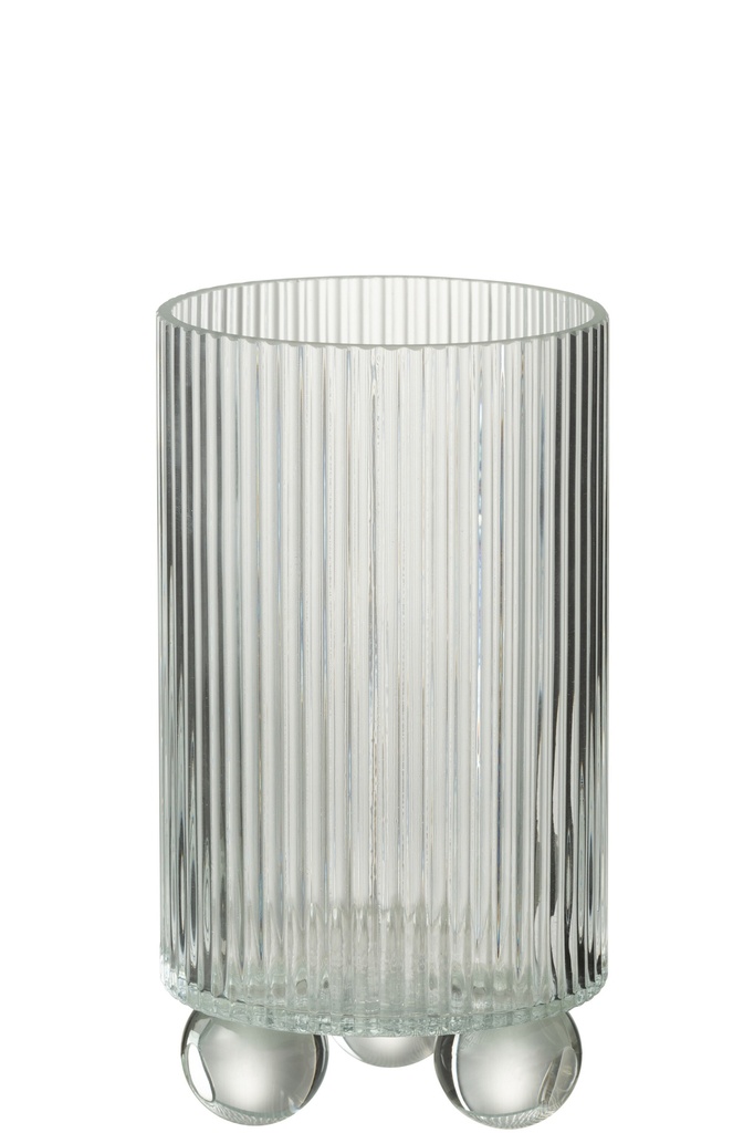 Hurricane Clara Glass Transparent Large