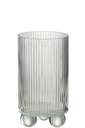 Hurricane Clara Glass Transparent Large