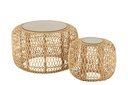 Set Of 2 Side Tables Africa