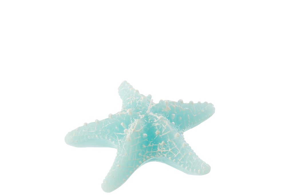 Candle Star Fish Wax Azure