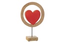 Heart Circle On Stand Mango