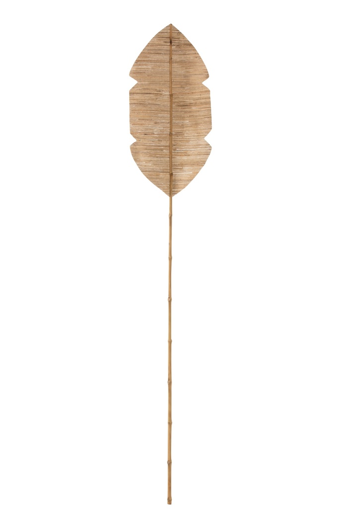 Feuilles de bambou/bananes décoratives naturelles