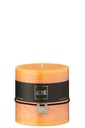 Cylinder Candle Light Orange 64H