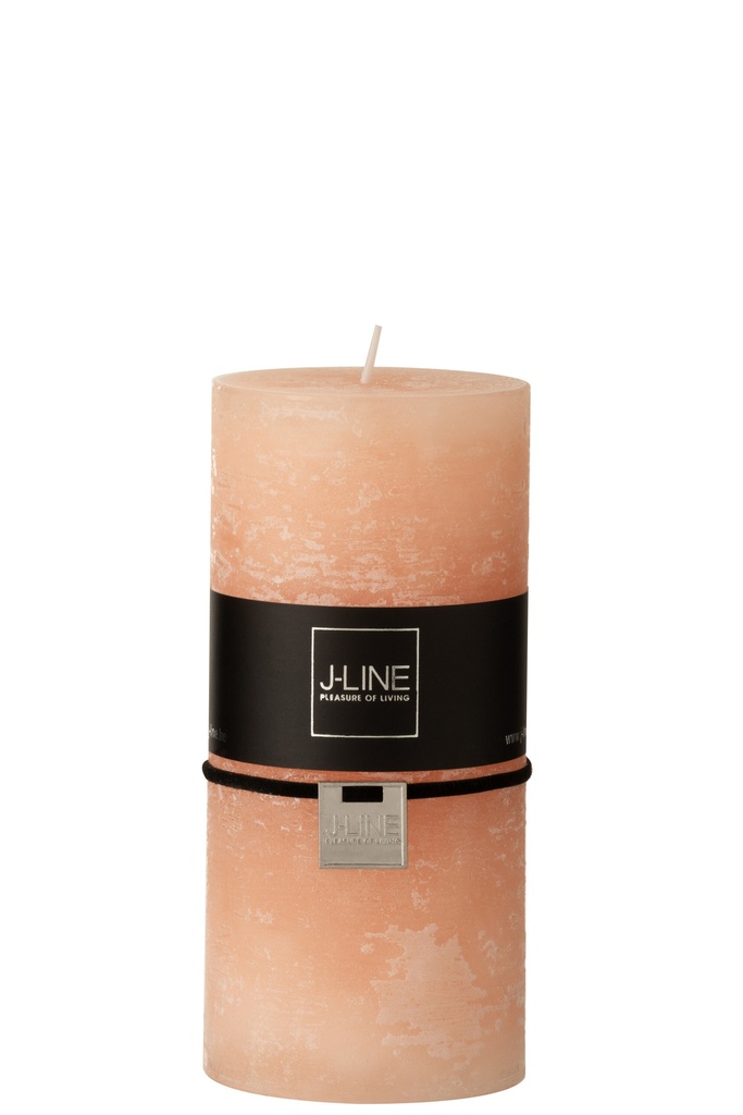 Cylinder Candle Peach L 52H