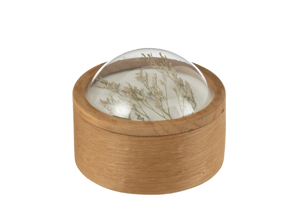 Boîte de céréales en bois mélangé petite