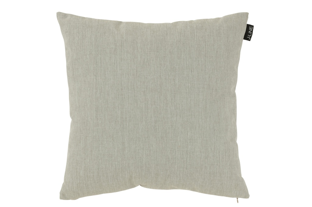 Coussin d'extérieur en polypropylène gris