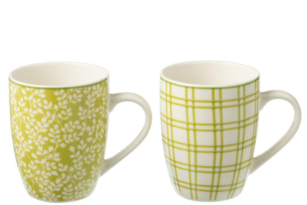 Coffret de 2 mugs en céramique