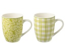 Coffret de 2 mugs en céramique