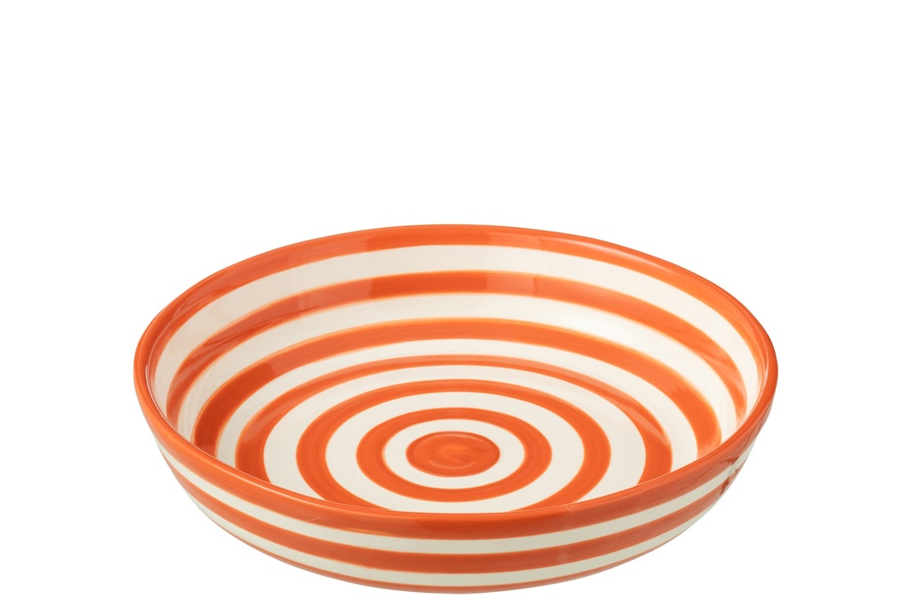 Bowl Granada Stripes Low Ceramic