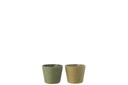 Cordes pour pots de fleurs en papier/PET vert extra