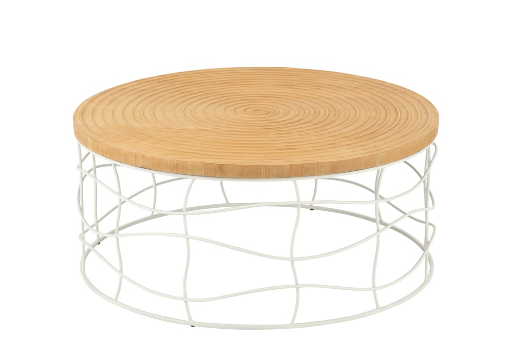 Coffee Table Carving Iron/Pine Wood