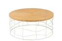 Coffee Table Carving Iron/Pine Wood