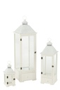 Set Of 3 Lanterns Towers Fir