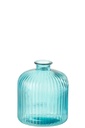 Vase Bouteille Rayure Verre Aqua