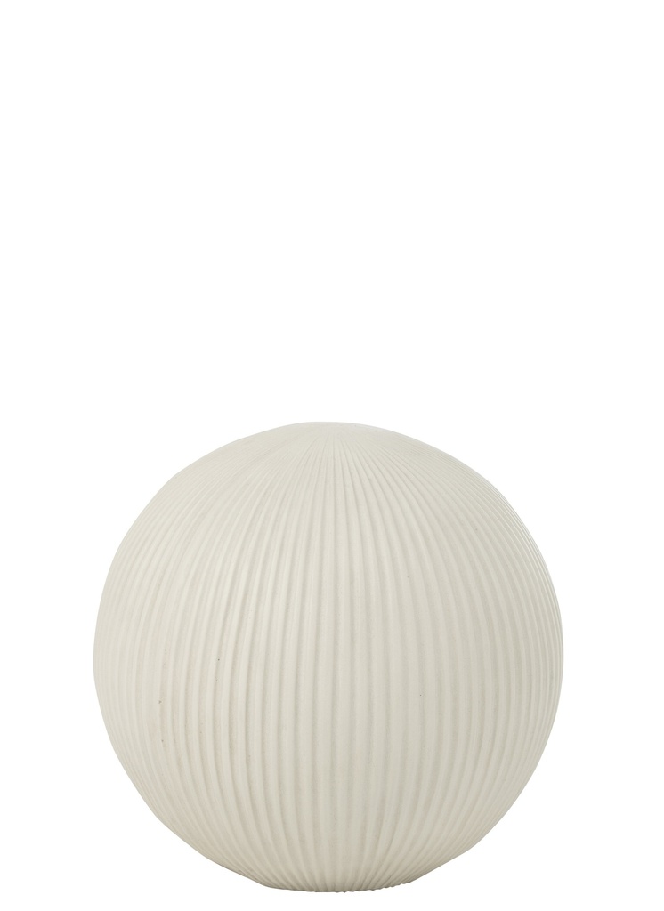 Ball Deco Clay Blanc Moyen