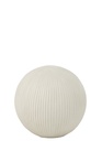 Ball Deco Clay White Medium