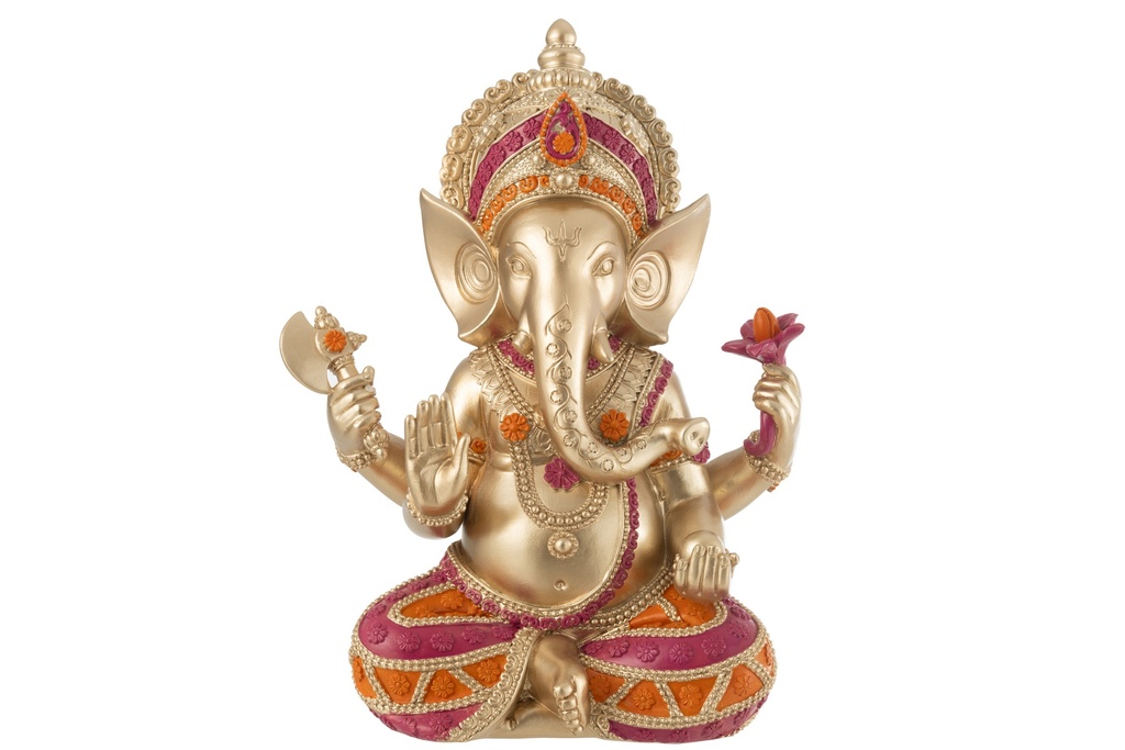 Mélange de résine Ganesh assis grand format