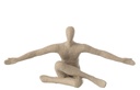 Figure Arm Open Resin Beige