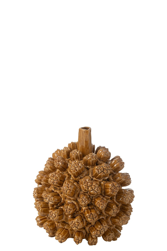 Vase Saki Ceramic Yellow Small