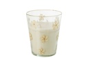 Scented Candle Flower Glass Transparent