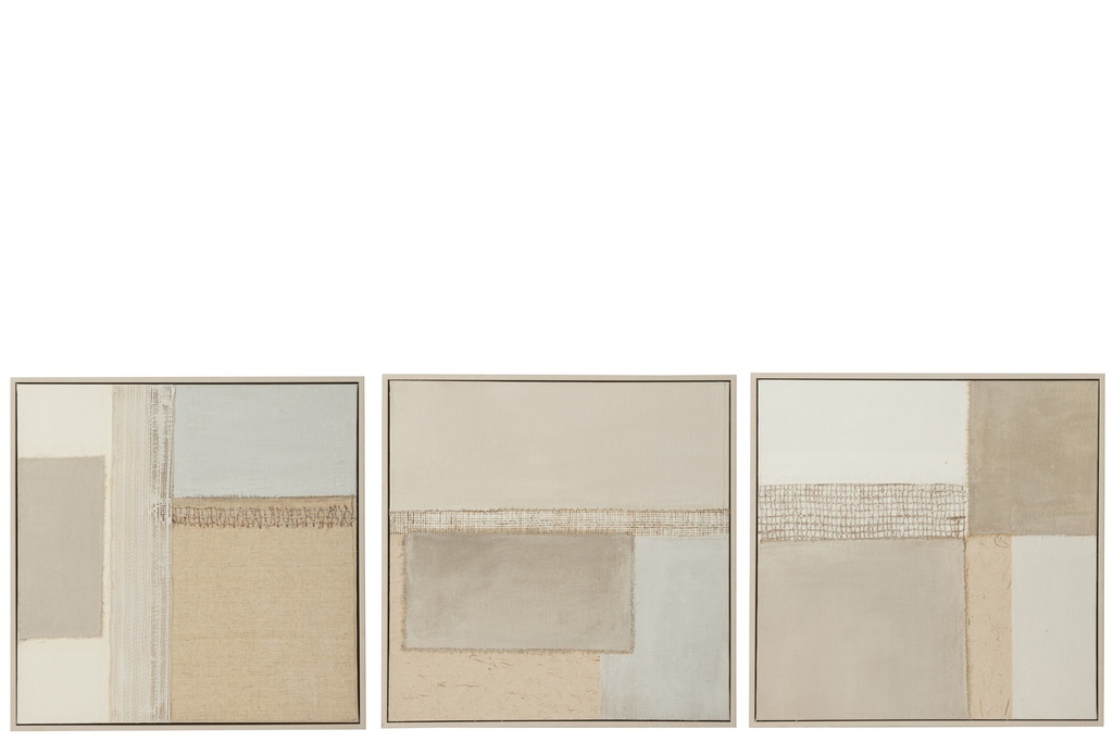 Assortiment de peintures Tod sur toile et bois de pin