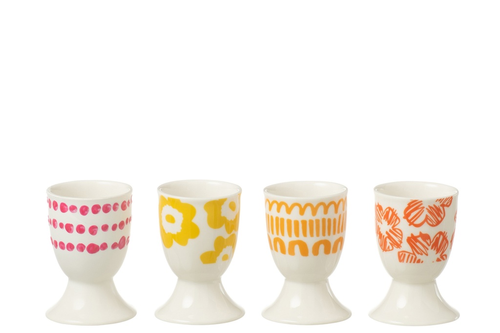 Lot de 4 coquetiers en