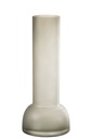 Vase/Bougeoir Yara Verre Greige Grand