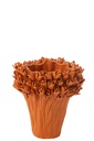 Vase Ambrosia Ceramic Orange Medium