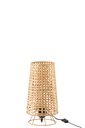 Lampadaire Lena en rotin naturel