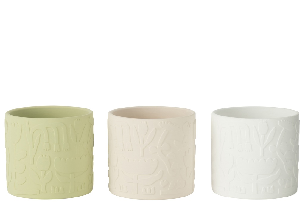 Pot de fleurs Aloha Terracota Mix Grand