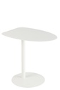 Side Table Ice Metal White