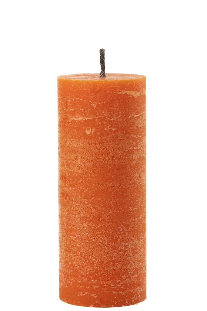 Outdoor Candle Pillar Paraffin Orange