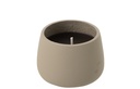 Outdoor Candle Cyra Cement Grey
