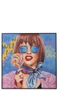 Wall Decoration Graffiti Woman Lolly