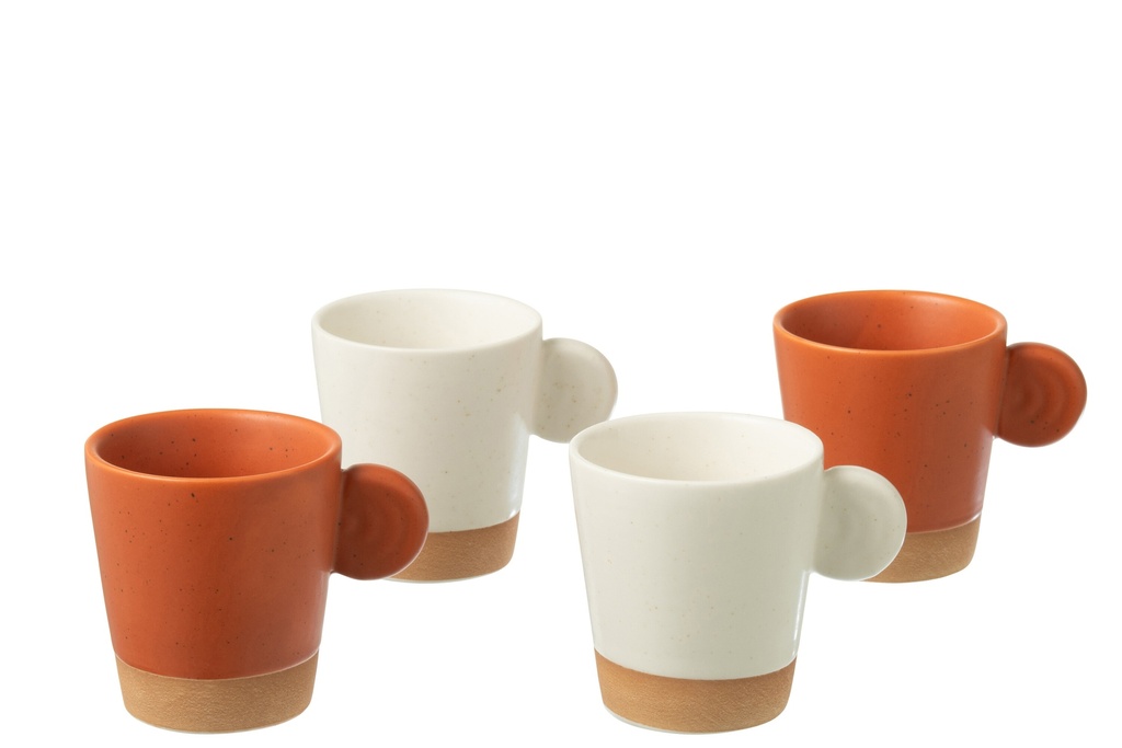 Coffret de 4 tasses à café