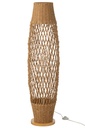 Lampadaire en métal tressé foncé