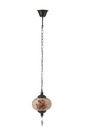 Lampe Haning Mosaïque Verre/Métal Orange