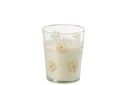Scented Candle Flower Glass Transparent