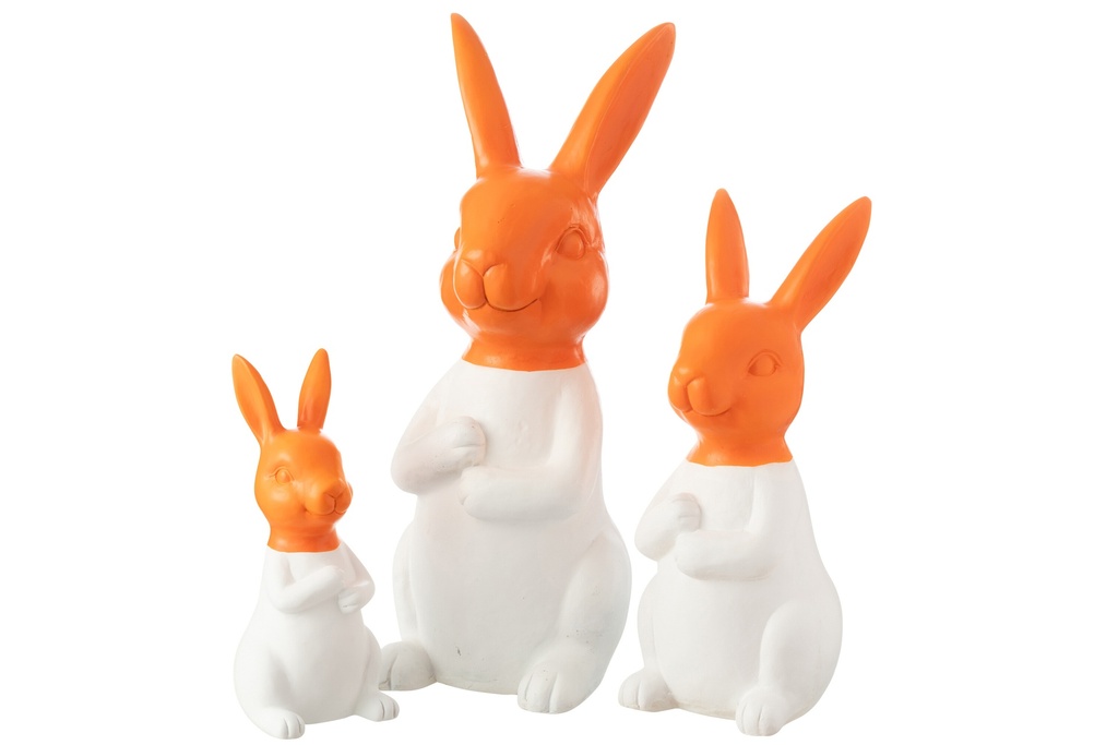 Set Of 3 Rabbits Outdoor Mgo