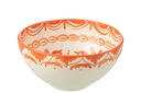 Bowl Granada High Ceramic White/Orange