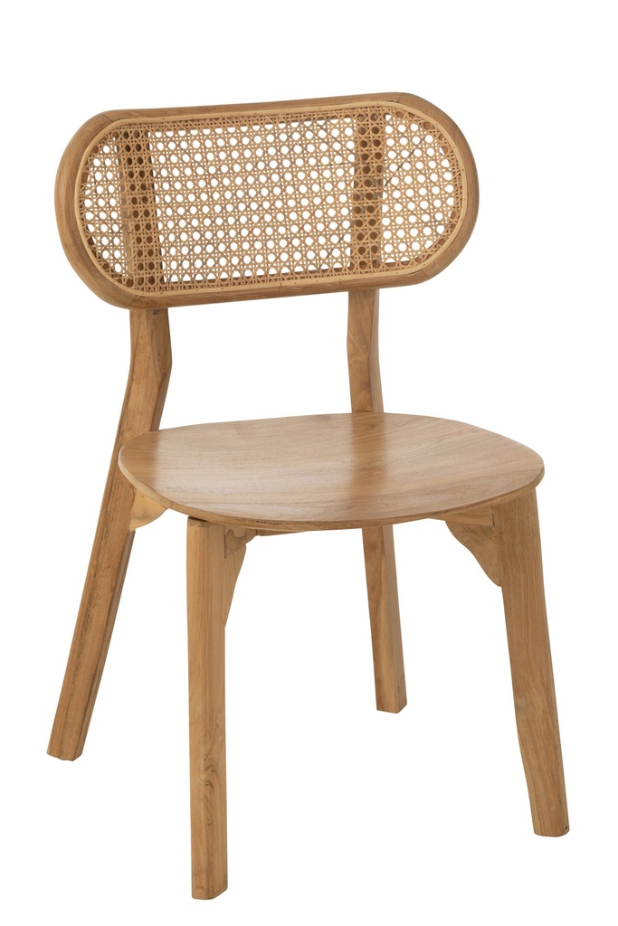 Chaise Peanut Teck Bois Naturel