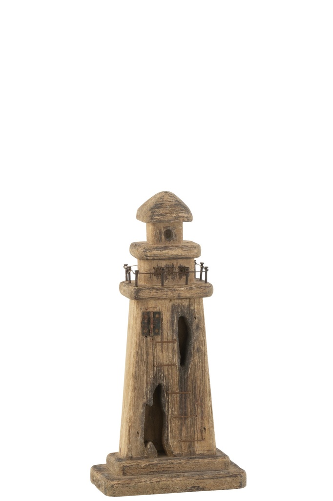 Lighthouse Paulownia Wood Dark Natural
