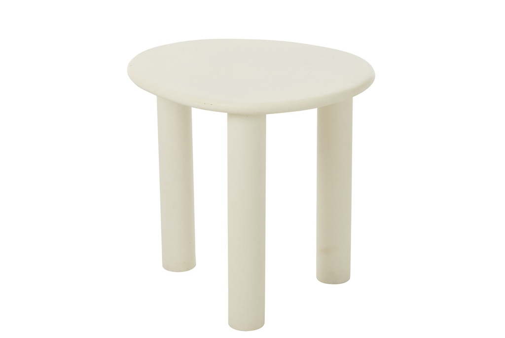 Side Table Bali MDF/PVC White