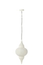 Lampe suspendue Bore Metal Blanc