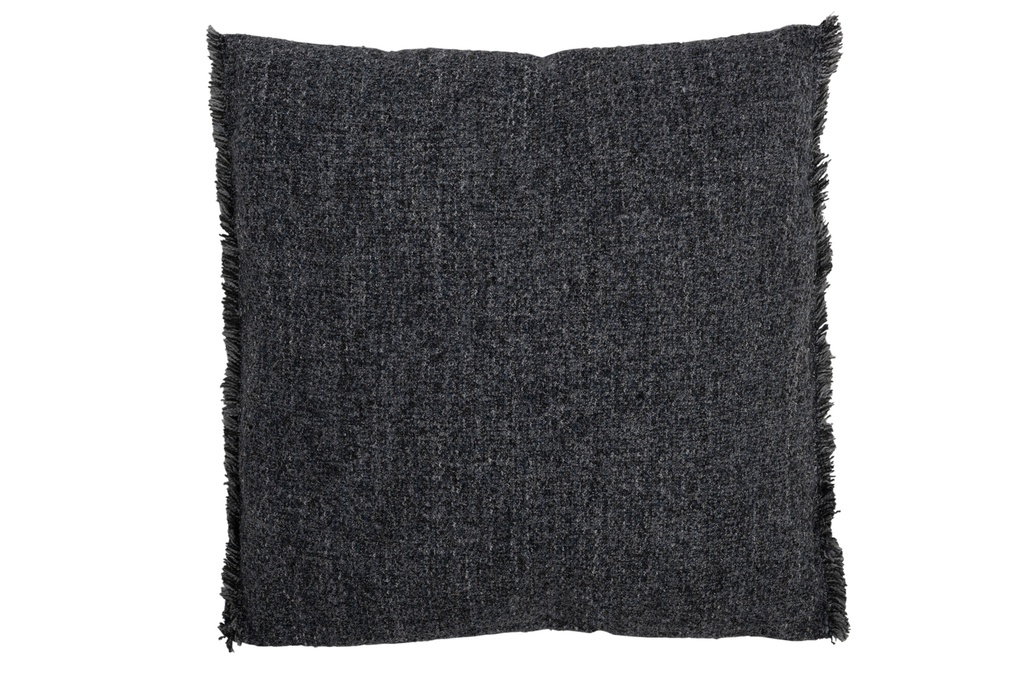 Coussin Ethnique Carré Coton Bleu