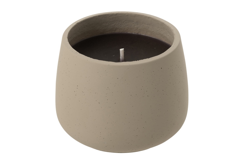 Outdoor Candle Cyra Cement Grey