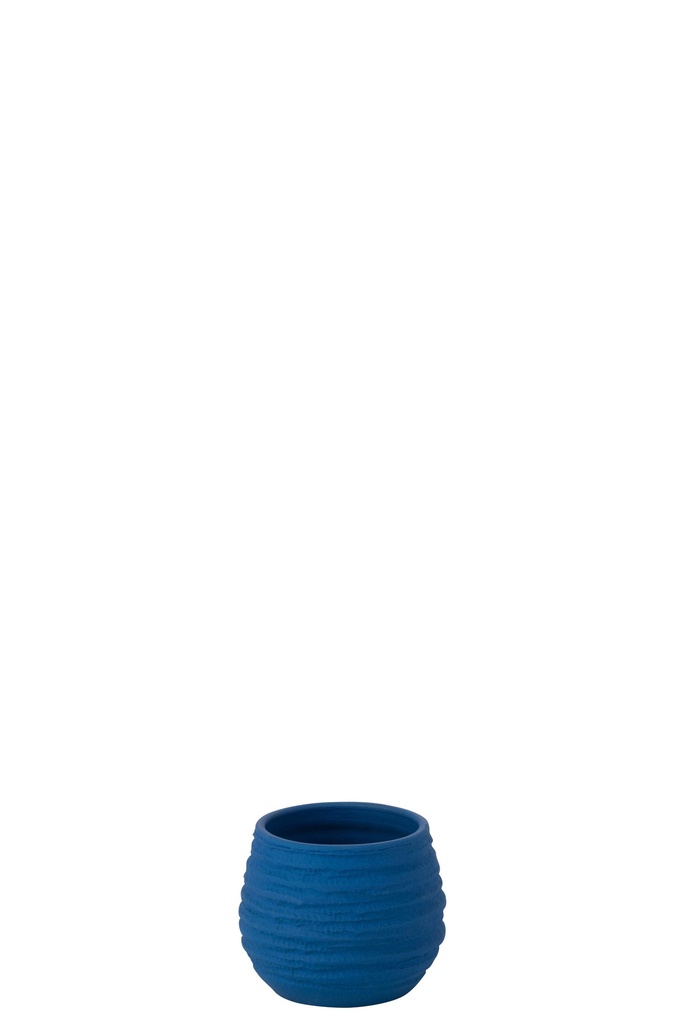 Flowerpot Fiesta Ceramic Blue Small