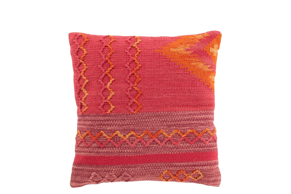 Coussin Happy Ethnic Carré Tressé